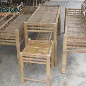 Cho thuê bàn ghế tre tại Đồng Nai