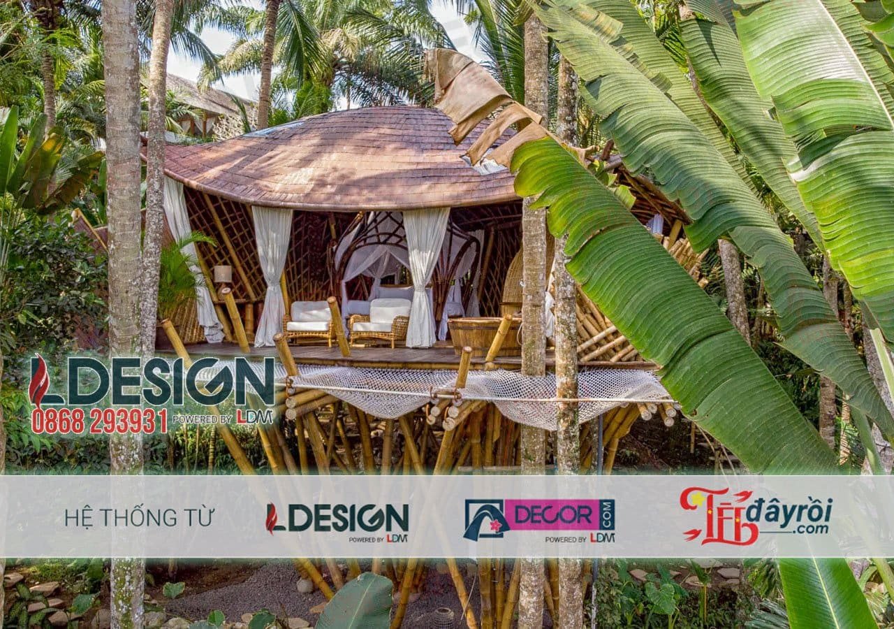 Thi công  Homestay bằng tre tại Bình Dương