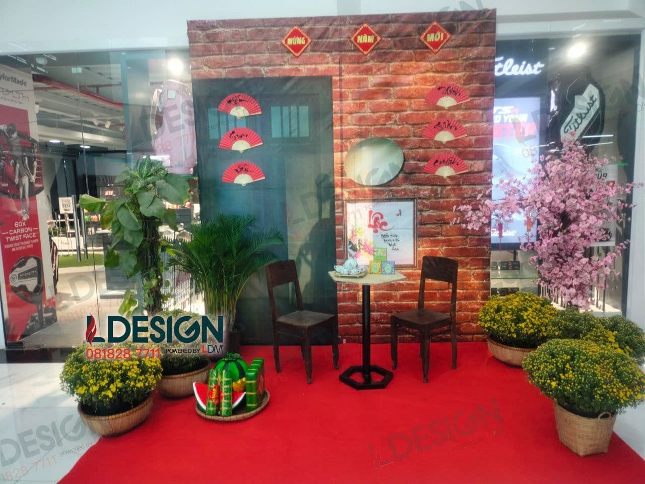 Thi công Tiểu cảnh Tết tại Bình Dương