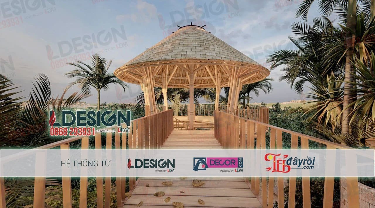 Thiết kế nhà tre tại Long An