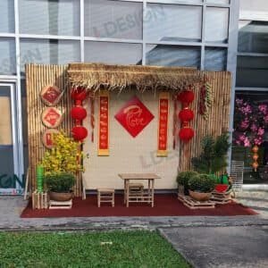 Thiết kế, thi công tiểu cảnh Tết tại Long An