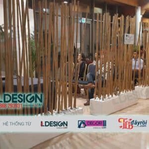 Thi công vách ngăn bằng tre tại Trảng Bàng Tây Ninh