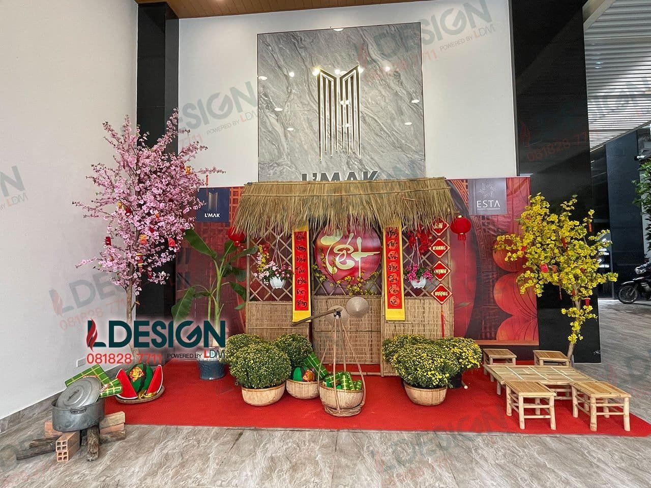 Thiết kế, thi công Tiểu cảnh Tết tại Đồng Nai