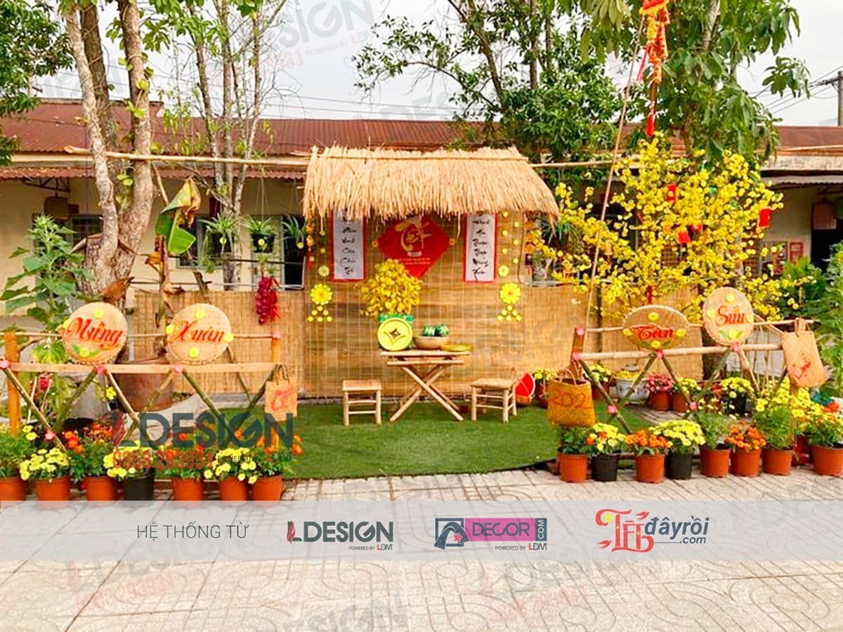 Thi công cảnh đồng quê tại Bình Dương