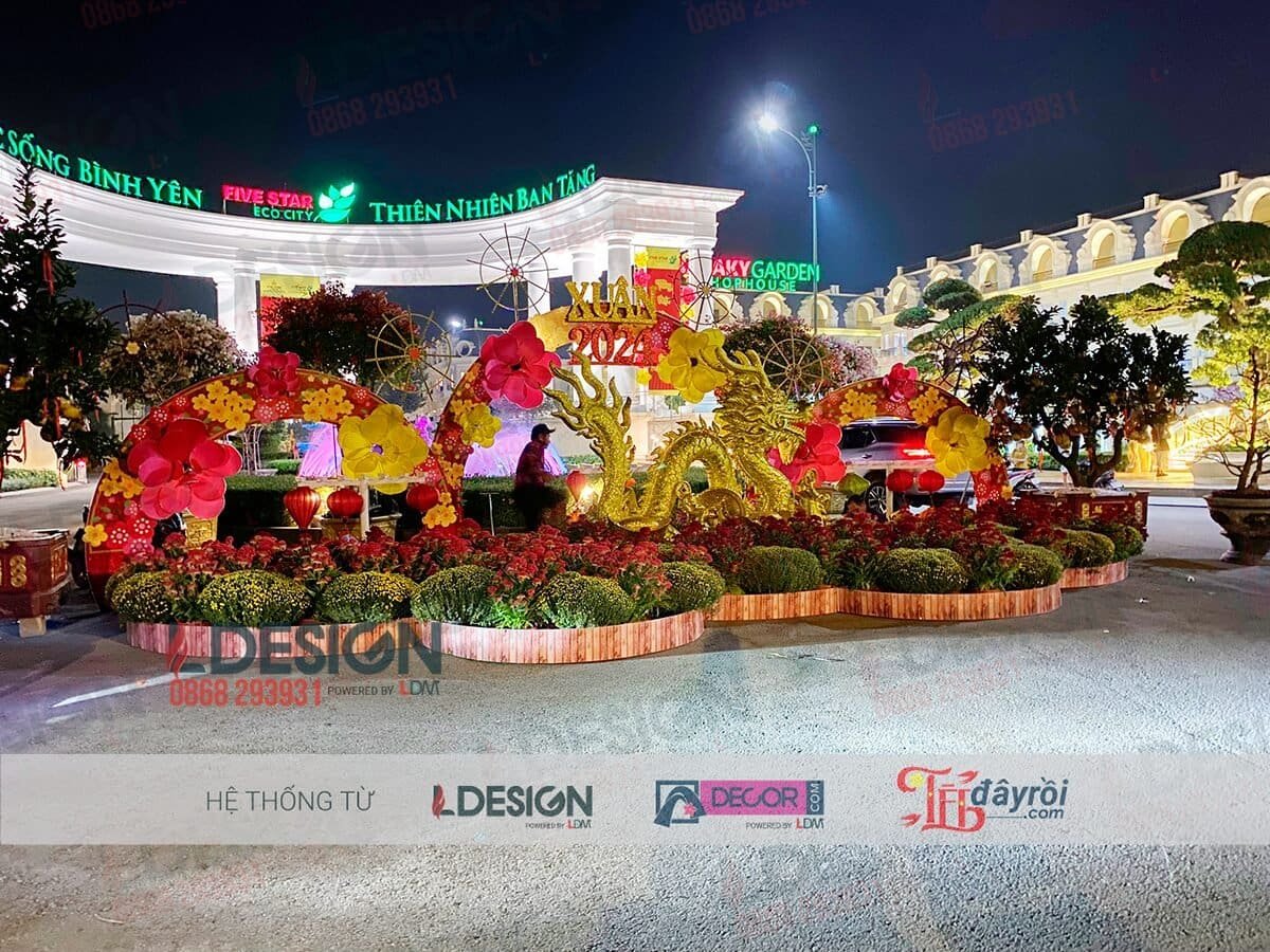 Thiết kế và thi công trang trí tết tại Trảng Bàng – Tây Ninh
