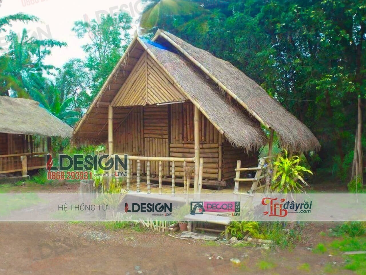 Thiết kế nhà chòi bằng tre tại Trảng Bàng Tây Ninh
