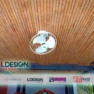 Thi công ốp tường bằng tre tại Bình Dương