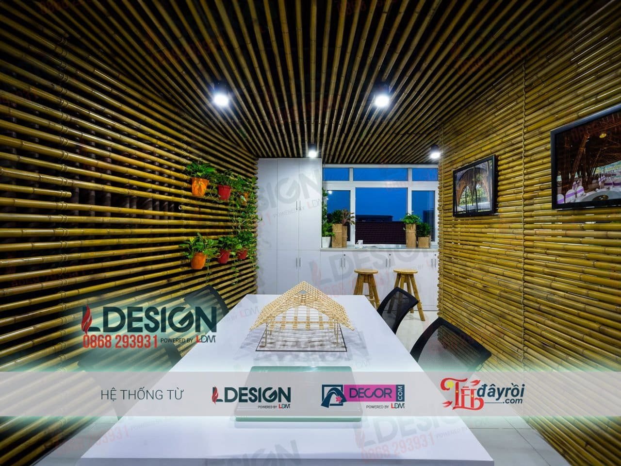 Thi công nhà tre tại Trảng Bàng- Tây Ninh