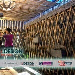 Thi công ốp tường bằng tre tại Trảng Bàng - Tây Ninh