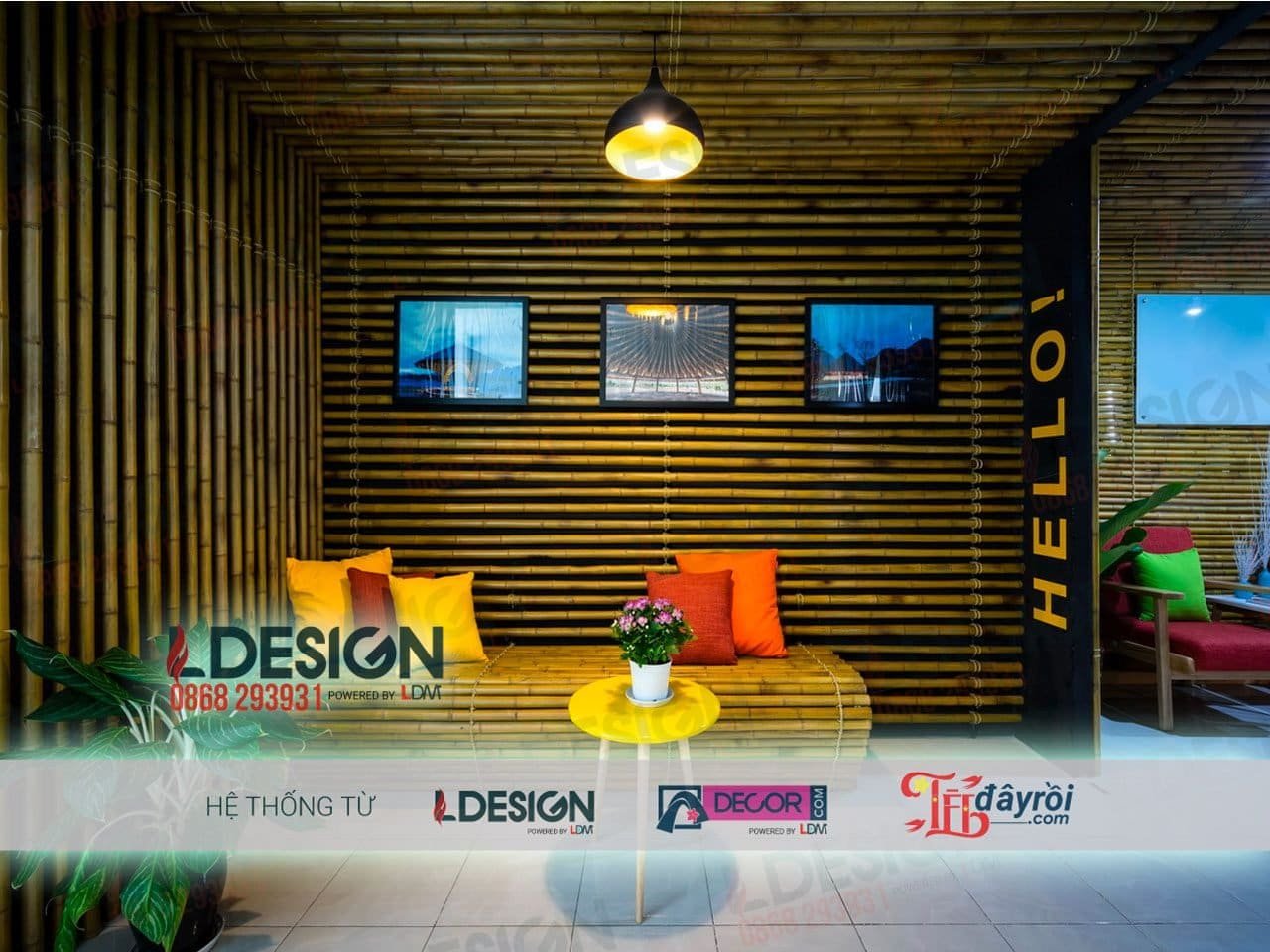 Thiết kế nhà hàng tre tại Trảng Bàng- Tây Ninh