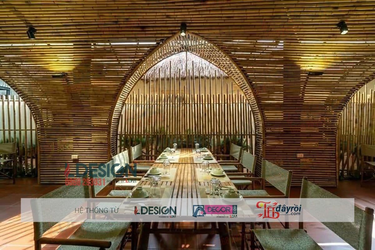 Nghệ Thuật Trang Trí Nội Thất và Ngoại Thất Với Sản Phẩm Tre