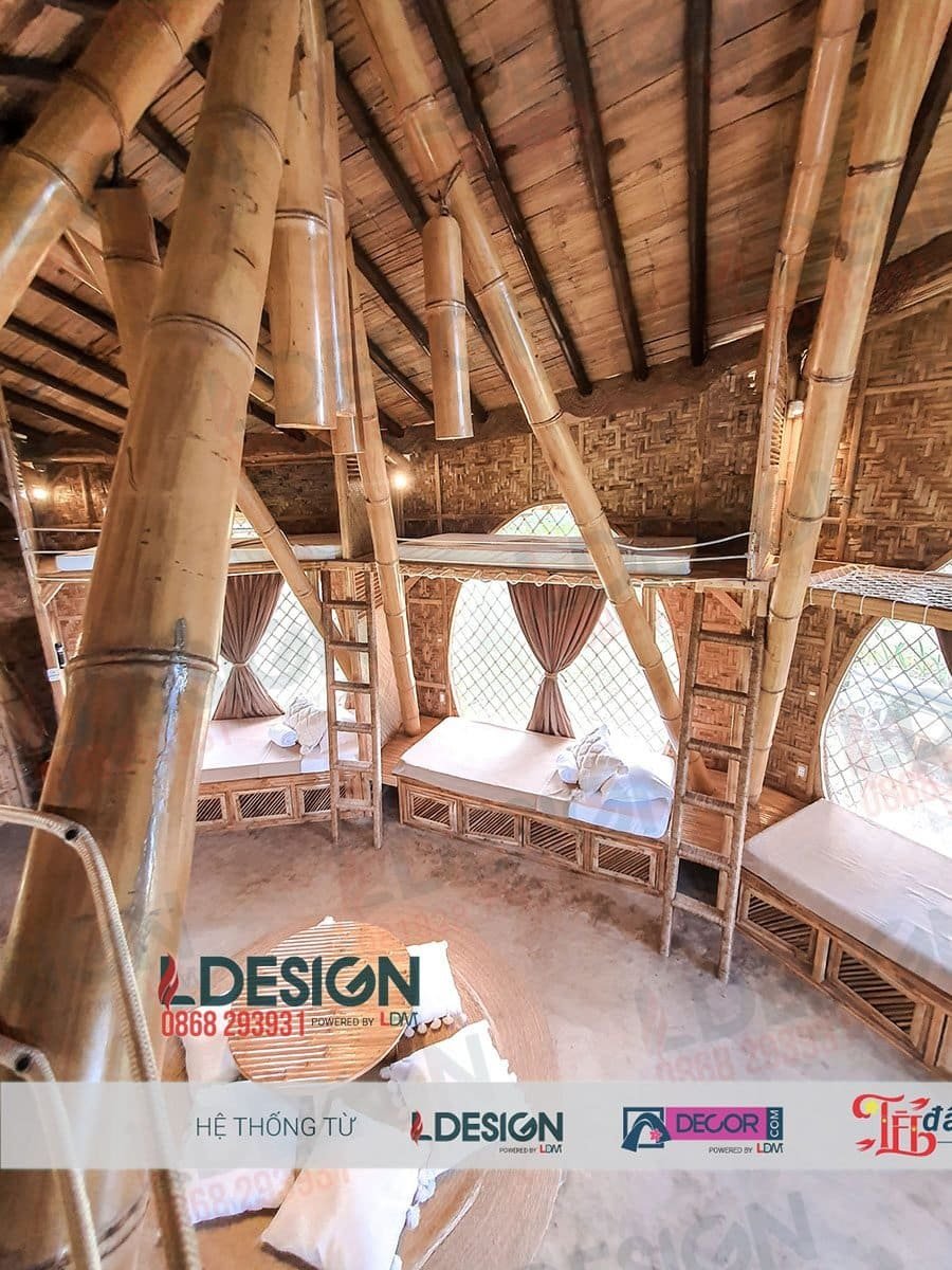 Thiết kế Homestay bằng tre tại Bình Dương