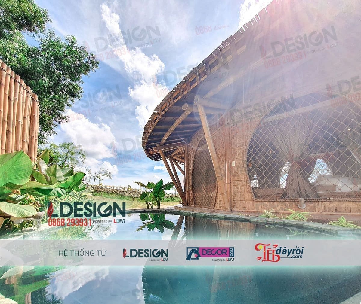 Thiết kế, thi công Homestay bằng tre tại Bình Dương