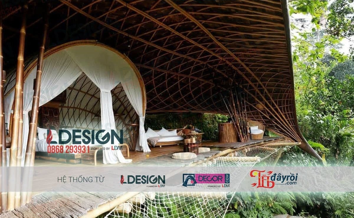 Thi công nhà tre tại Đồng Nai