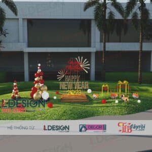 Thi công tiểu cảnh Noel tại Đồng Nai
