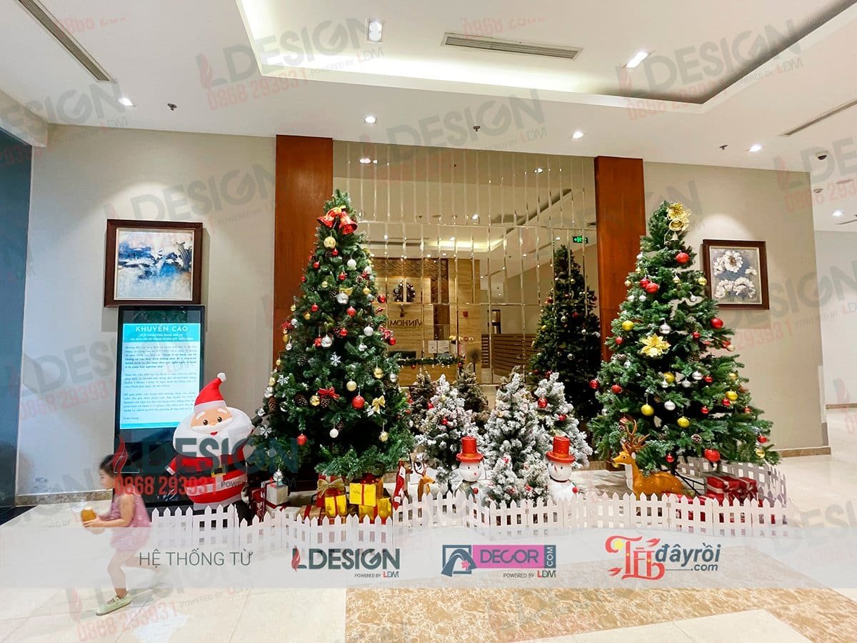 Thiết kế và thi công trang trí Noel tại Hồ Chí Minh