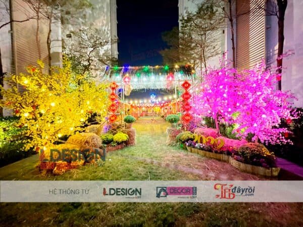 Trang trí tết xưa tại Long An