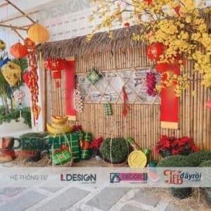 Trang trí tết xưa tại Long An