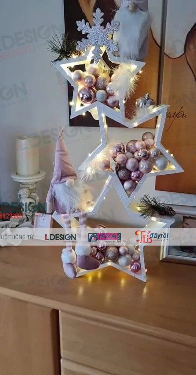 Trang trí noel handmade