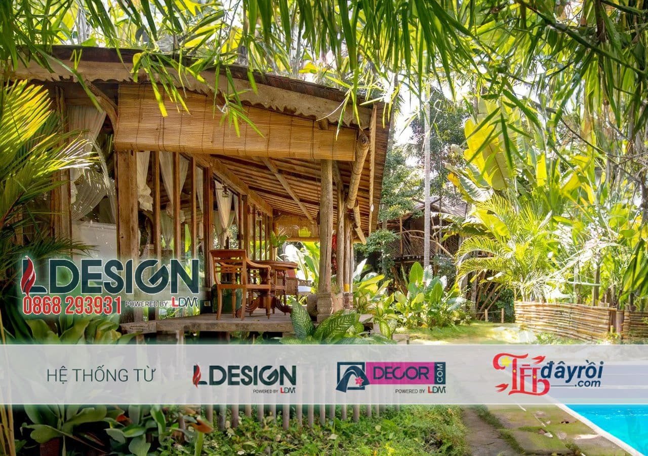 Thi công  Homestay bằng tre tại Long An