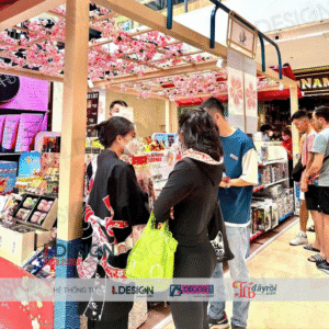 Backdrop Tết Cho Thuê Phong Cách Nhật Bản – Sẵn Sàng Giao Lắp