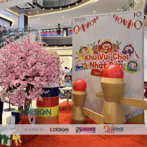 Backdrop Tết Cho Thuê Phong Cách Nhật Bản – Sẵn Sàng Giao Lắp