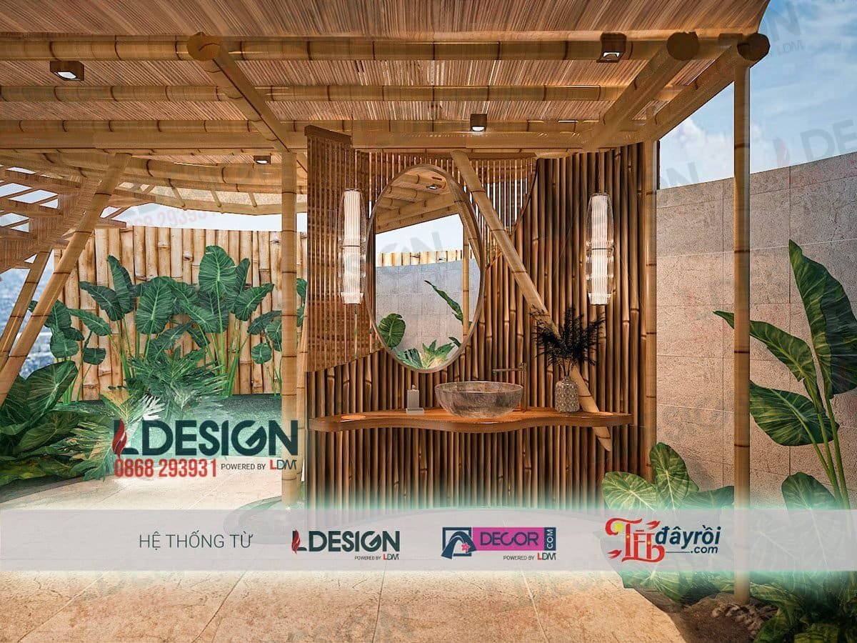 Thiết kế Homestay bằng tre tại Trảng Bàng- Tây Ninh