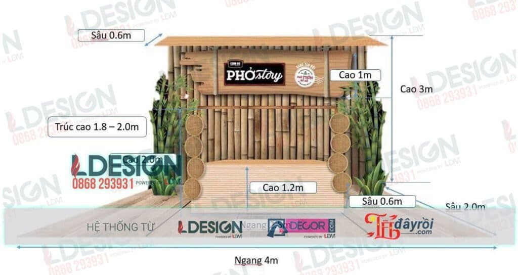 Booth Phở Story