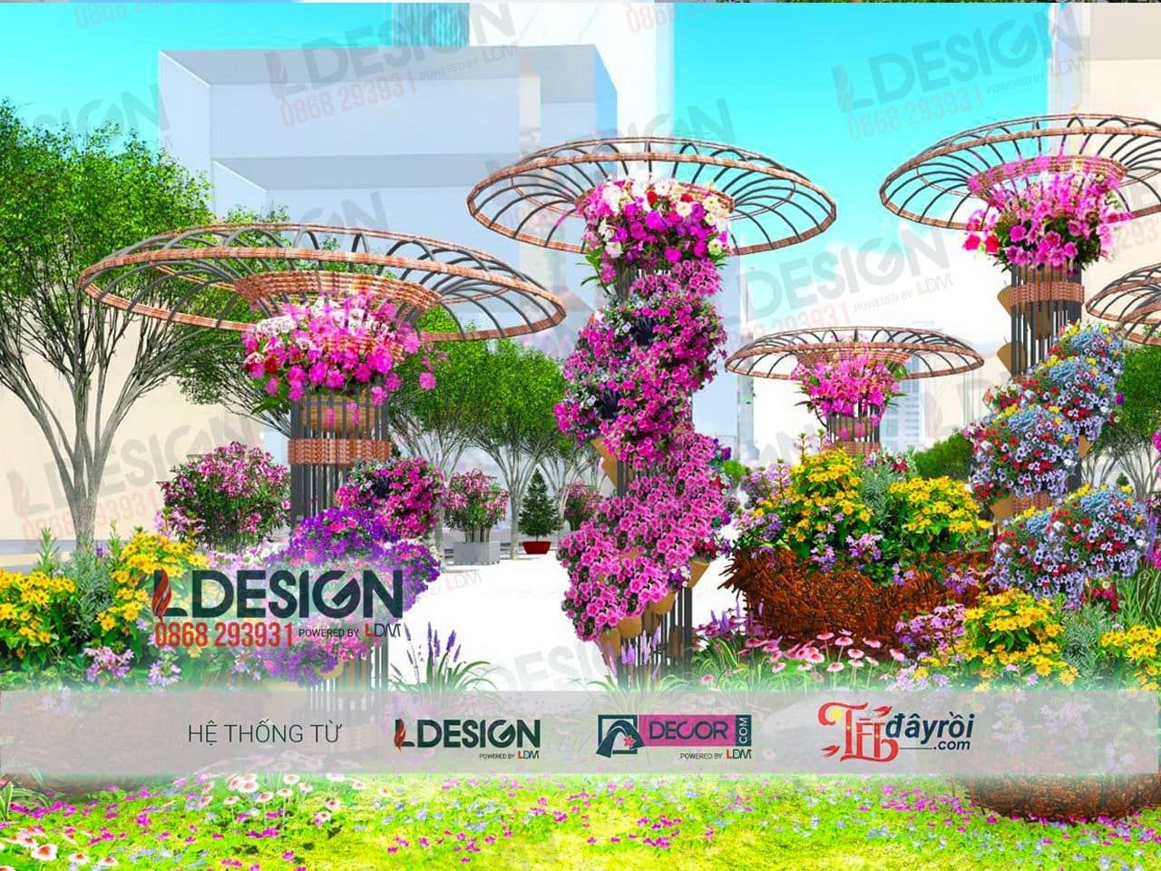 Thiết kế Tiểu cảnh Tết tại Bình Dương