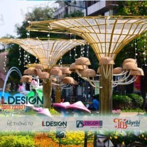 Thiết kế, thi công tiểu cảnh Tết tại Bình Dương