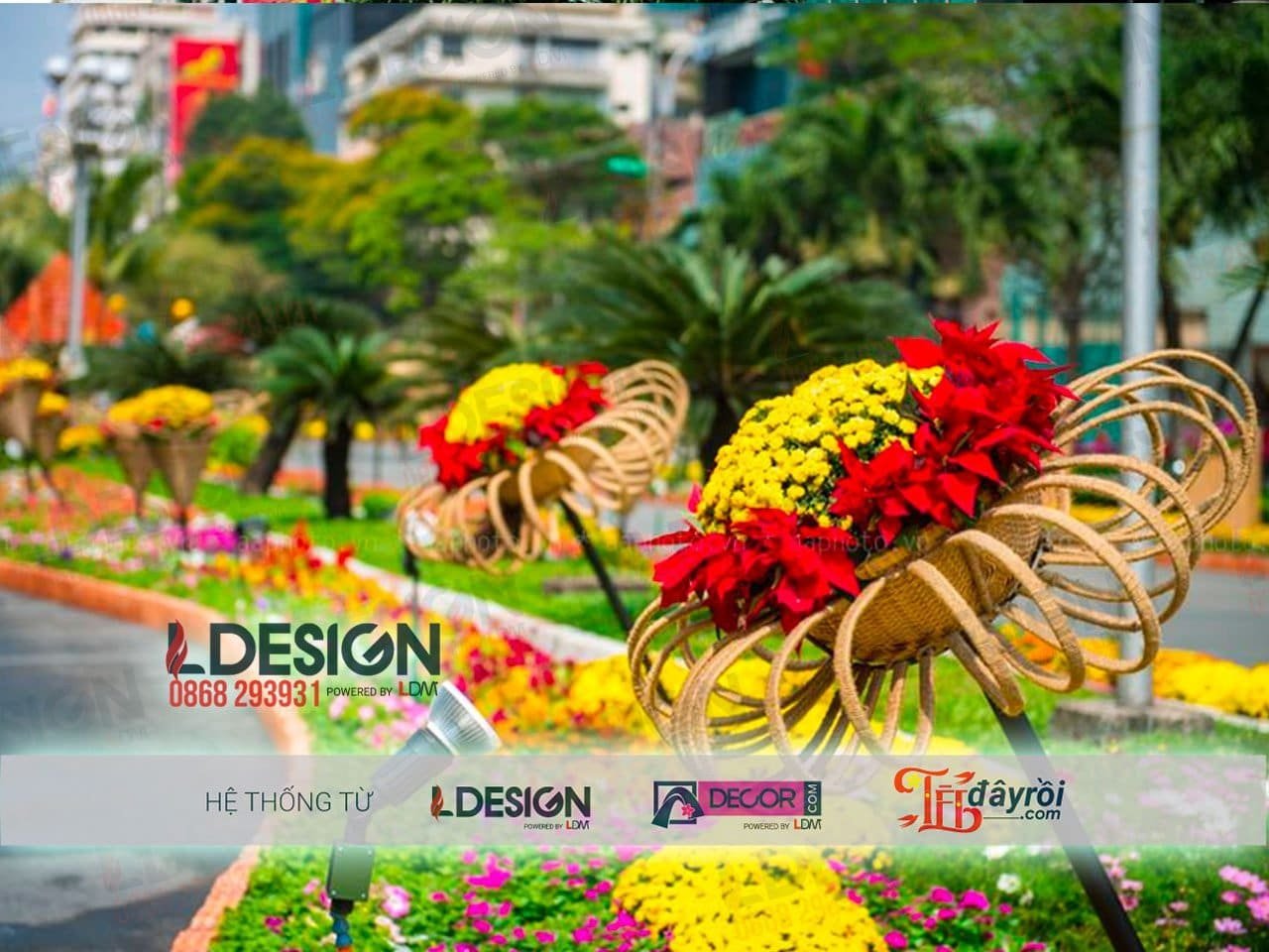 Thiết kế Tiểu cảnh Tết tại Đồng Nai