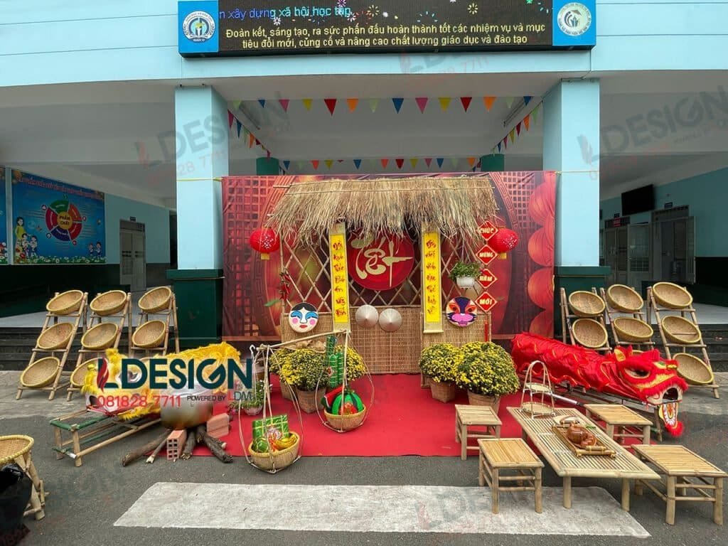 Thiết kế, thi công Tiểu cảnh Tết tại Đồng Nai