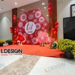 Thi công tiểu cảnh Tết tại Long An