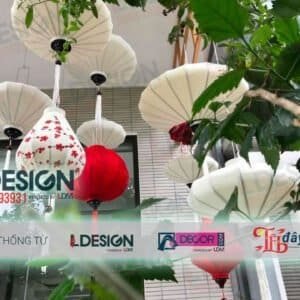 Thiết kế thi công Lồng đèn tre / lồng đèn hội tại TP. HCM