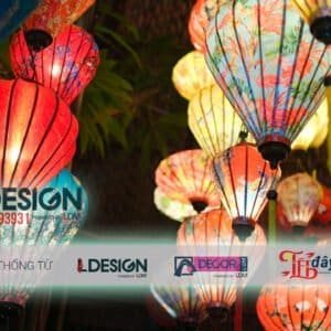 Thiết kế thi công Lồng đèn tre / lồng đèn hội tại TP. HCM