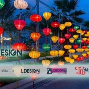 Thiết kế thi công Lồng đèn tre / lồng đèn hội tại TP. HCM