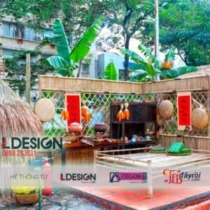 Thiết kế, thi công tiểu cảnh Tết tại Trảng Bàng- Tây Ninh