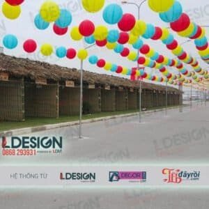 Thiết kế thi công Lồng đèn tre / lồng đèn hội tại Đồng Nai