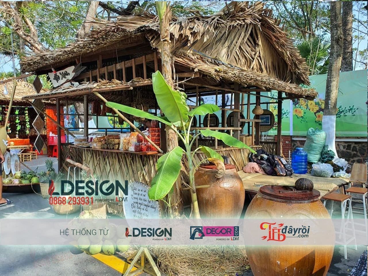 Thi công gian hàng chợ quê Trảng Bàng- Tây Ninh