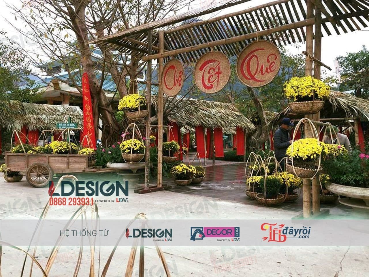 Cho thuê gian hàng chợ quê tại Long An