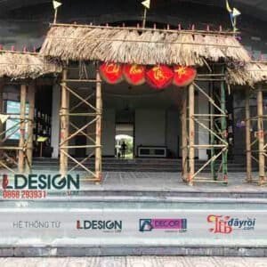 Gian hàng chợ quê hội chợ triễn lãm