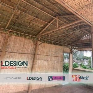 Sản xuất lắp đặt gian hàng chợ quê
