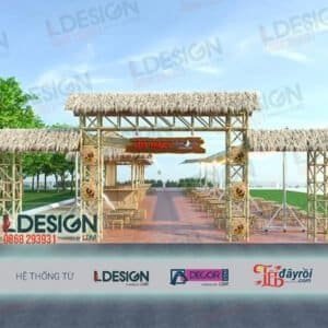 Thi công, thiết kế gian hàng chợ quê TP. HCM
