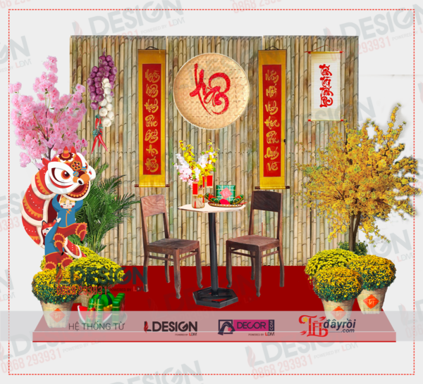 Trang trí tết xưa tại Trảng Bàng Tây Ninh