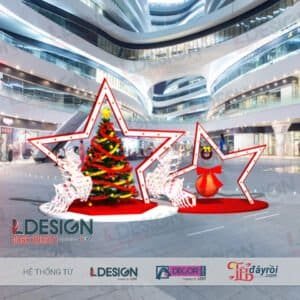 Thiết kế trang trí Noel tại Long An