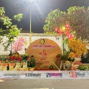 Thiết kế trang trí tết tại Long An