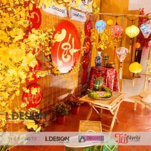Trang trí tiểu cảnh tết  tại Đồng Nai
