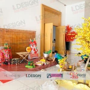 Thiết kế trang trí tết tại Đồng Nai