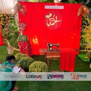 Thi công trang trí tiểu cảnh tết Tại Tp. HCM