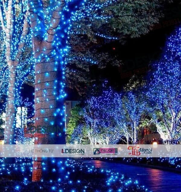 Đèn Led đúc ngoài trời quấn cây